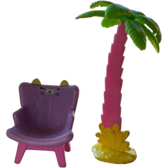 Shopkins Kitty Chair & Palm Tree Toy Set - Picture 1 of 8